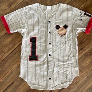 Vintage Disney Mickey Mouse Baseball Jersey